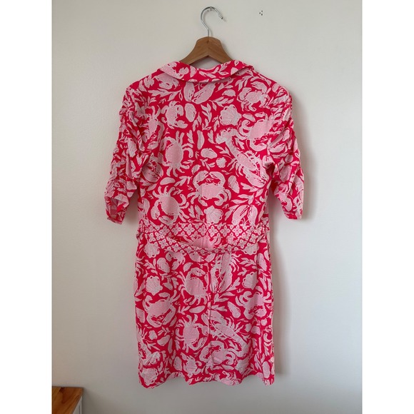 Lilly Pulitzer Ibby Skirted Romper – Cane Coral Crab – Medium – NWT - Picture 6 of 6